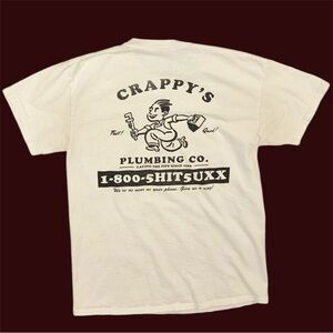 Funny Graphic Tee — Crappy’s Plumbing Co.